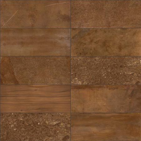 Jumble Corten mosaico 22,5x22,5