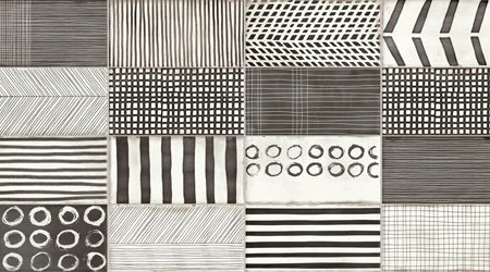 Dec May Graphite (komplektis erinevad mustrid)