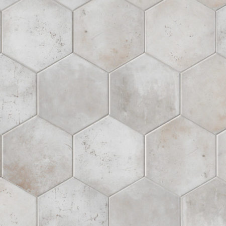 Miami White Rope esagona 24x27,7