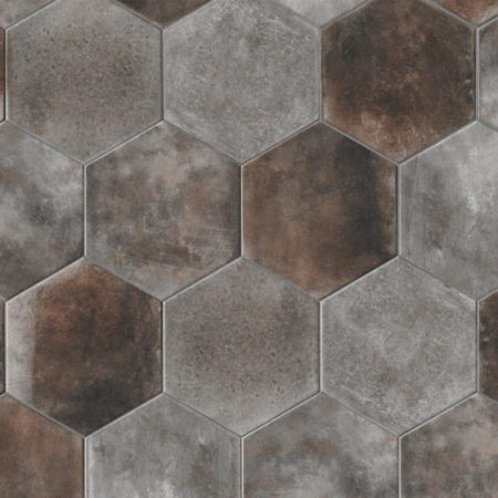 Miami Light Brown esagona 24x27,7