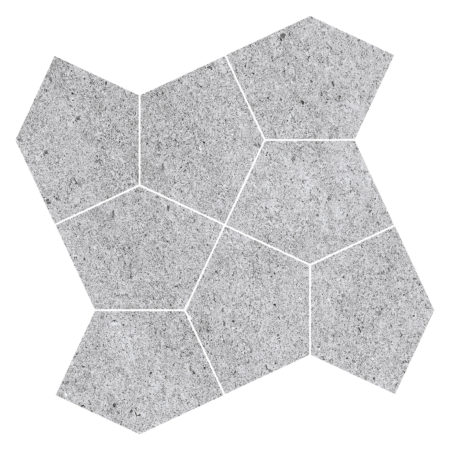 Grecale Mosaico Penta Acciaio